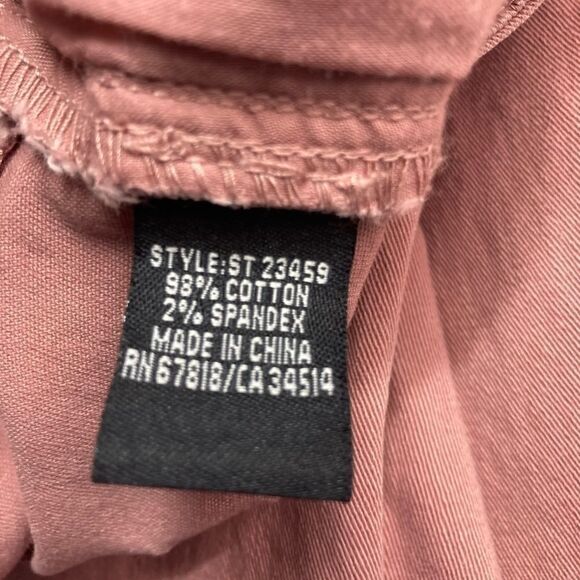 JULES & LEOPOLD,Pink Skinny Jeans, Lace Up ankles, Cropped - Picture 4 of 12